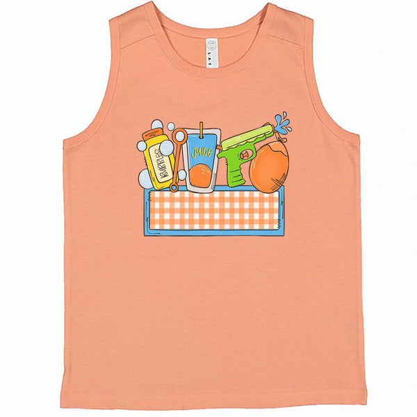 Personalized Boys Summer Fun Tank Top - Petite & Sassy Designs