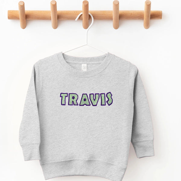 Personalized Halloween Web Name Sweatshirt - Petite & Sassy Designs