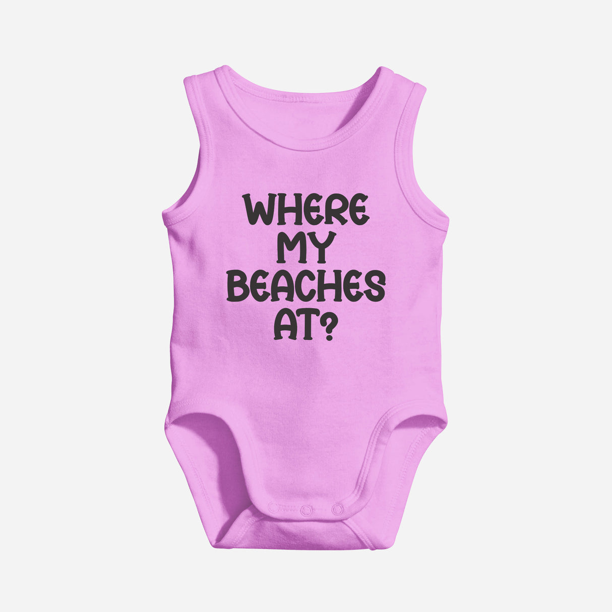 Where My Beaches At? Sleeveless Bodysuit