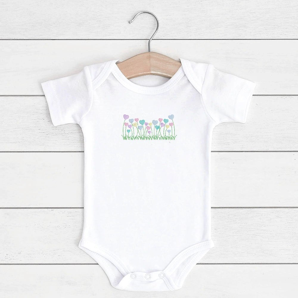 Wild Hearts Baby Bodysuit - Petite & Sassy Designs