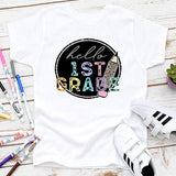 Hello Back to School Grade T- shirts - Petite & Sassy Designs