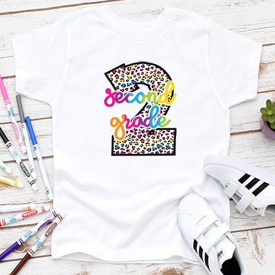 
                  
                    Colorful Leopard Back to School T- shirts - Petite & Sassy Designs
                  
                