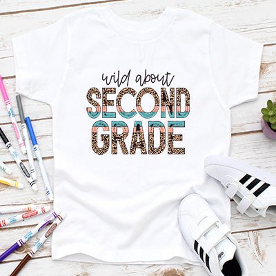 Back to School Wild About Grade Shirts - Petite & Sassy Designs