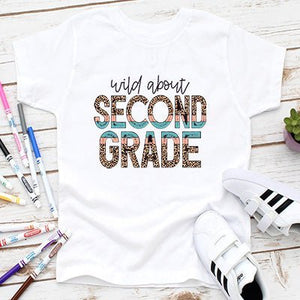 Back to School Wild About Grade Shirts - Petite & Sassy Designs