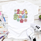 Back to School Cartoon Grade T- shirts - Petite & Sassy Designs