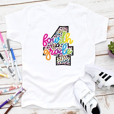 
                  
                    Colorful Leopard Back to School T- shirts - Petite & Sassy Designs
                  
                