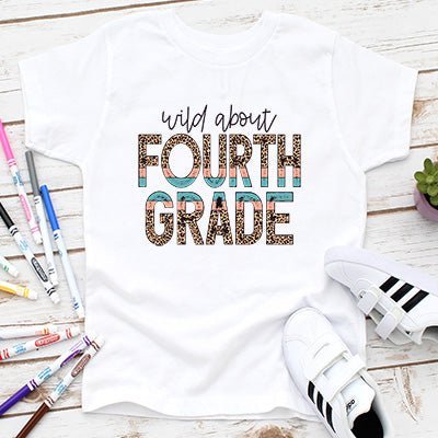 Back to School Wild About Grade Shirts - Petite & Sassy Designs