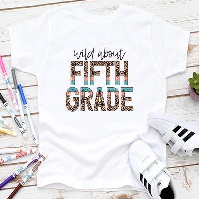 Back to School Wild About Grade Shirts - Petite & Sassy Designs