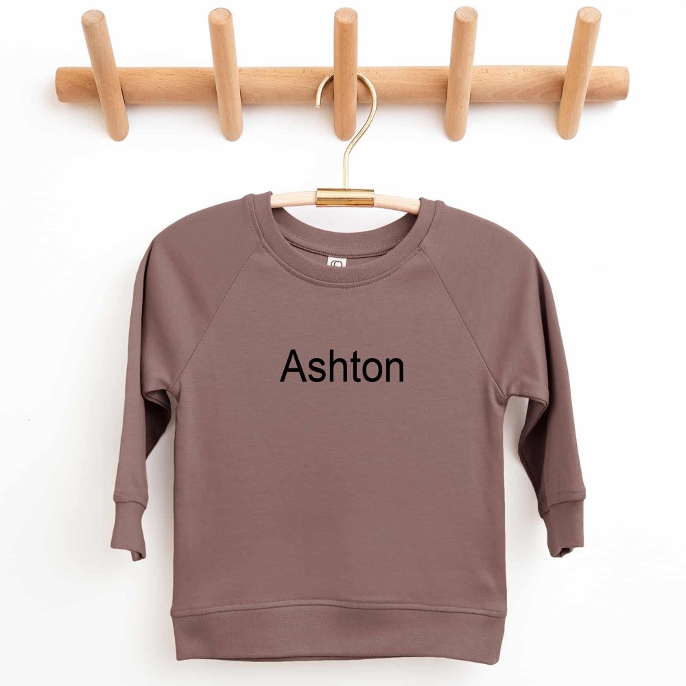 
                  
                    Organic Cotton Lightweight Crewneck Pullover in Aster - Petite & Sassy Designs
                  
                