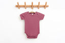 Organic Cotton Infant Bodysuit in Blush - Petite & Sassy Designs