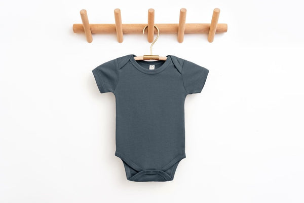 Organic Cotton Infant Bodysuit in Harbor - Petite & Sassy Designs