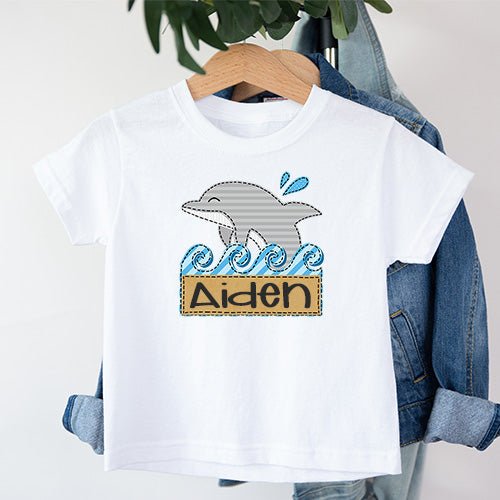 Fun Dolphin Personalized T-shirt - Petite & Sassy Designs