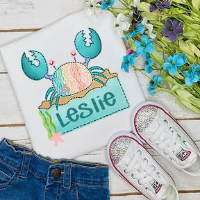 Sweet Crab Personalized T-shirt - Petite & Sassy Designs