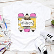 Personalized Pencil Trio Back to School Shirt - Petite & Sassy Designs