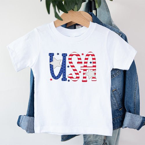 Patriotic USA T-shirt - Petite & Sassy Designs