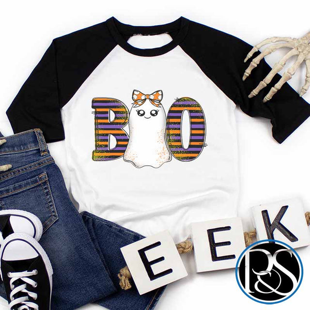 BOO Kids Raglan - Petite & Sassy Designs