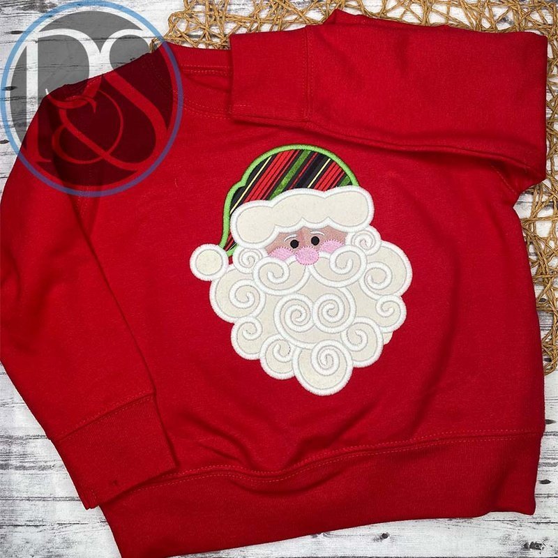 Christmas Santa Sweatshirt - Petite & Sassy Designs