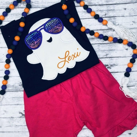 Cool Ghost with Sunglasses - Petite & Sassy Designs