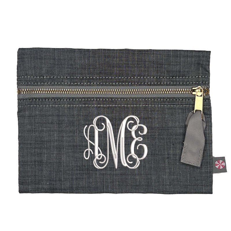 
                  
                    Cosmo Bag by Mint Grey Chambray - Petite & Sassy Designs
                  
                