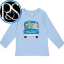 Country Christmas Truck Long Sleeve Top - Petite & Sassy Designs