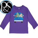 Country Christmas Truck Long Sleeve Top - Petite & Sassy Designs