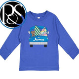 Country Christmas Truck Long Sleeve Top - Petite & Sassy Designs