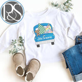 Country Christmas Truck Long Sleeve Top - Petite & Sassy Designs