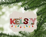 Custom Christmas Ornament - Petite & Sassy Designs