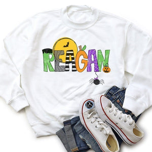 Halloween Name Sweatshirt - Petite & Sassy Designs