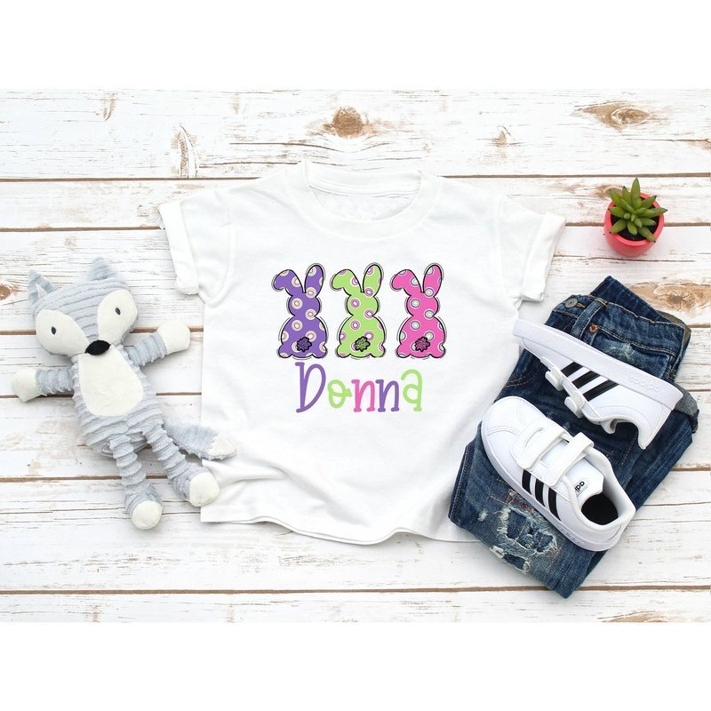 Dotted Bunny Shirt - Petite & Sassy Designs