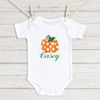 Dotted Pumpkin Onesie Bodysuit - Petite & Sassy Designs