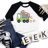 Dump Truck Fall Themed Raglan - Petite & Sassy Designs