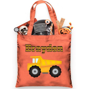 Earthmover Trick or Treat Bag - Petite & Sassy Designs
