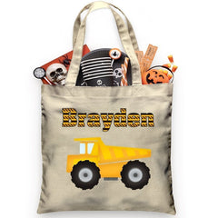 Earthmover Trick or Treat Bag - Petite & Sassy Designs