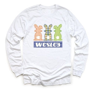 Easter Bunny Trio Personalized Top - Petite & Sassy Designs
