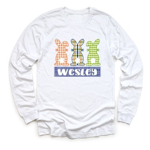 Easter Bunny Trio Personalized Top - Petite & Sassy Designs