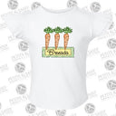 Easter Carrot Trio Flutter Sleeve T-shirt - Petite & Sassy Designs