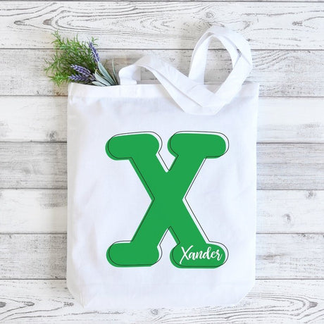 Everyday Tote Personalized with Initial and Name - Petite & Sassy Designs