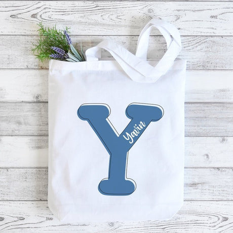 Everyday Tote Personalized with Initial and Name - Petite & Sassy Designs