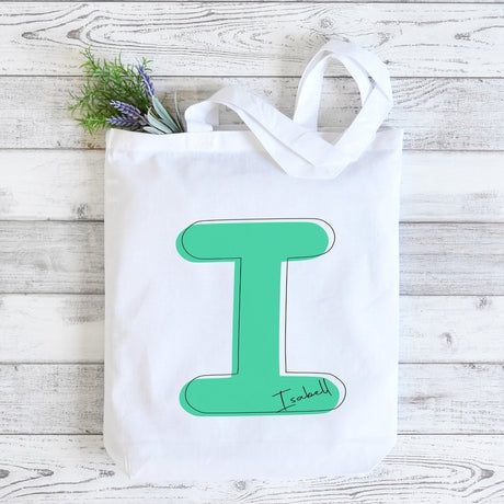 Everyday Tote Personalized with Initial and Name - Petite & Sassy Designs