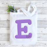 Everyday Tote Personalized with Initial and Name - Petite & Sassy Designs