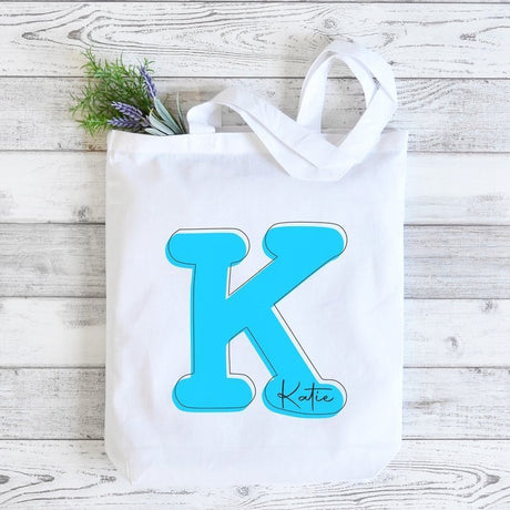 Everyday Tote Personalized with Initial and Name - Petite & Sassy Designs