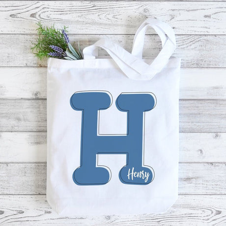 Everyday Tote Personalized with Initial and Name - Petite & Sassy Designs