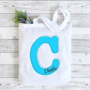 Everyday Tote Personalized with Initial and Name - Petite & Sassy Designs