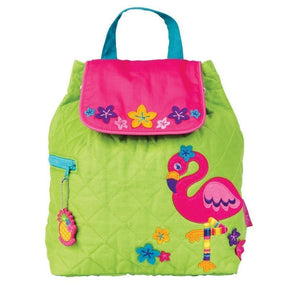Flamingo Quilted Backpack - Petite & Sassy Designs