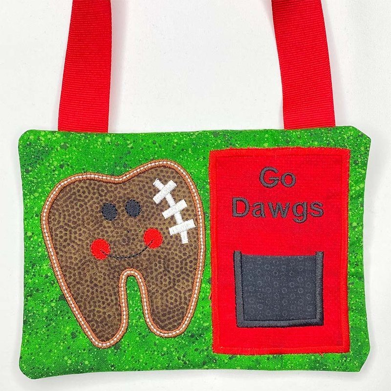 Football Tooth Fairy Pillow - Petite & Sassy Designs