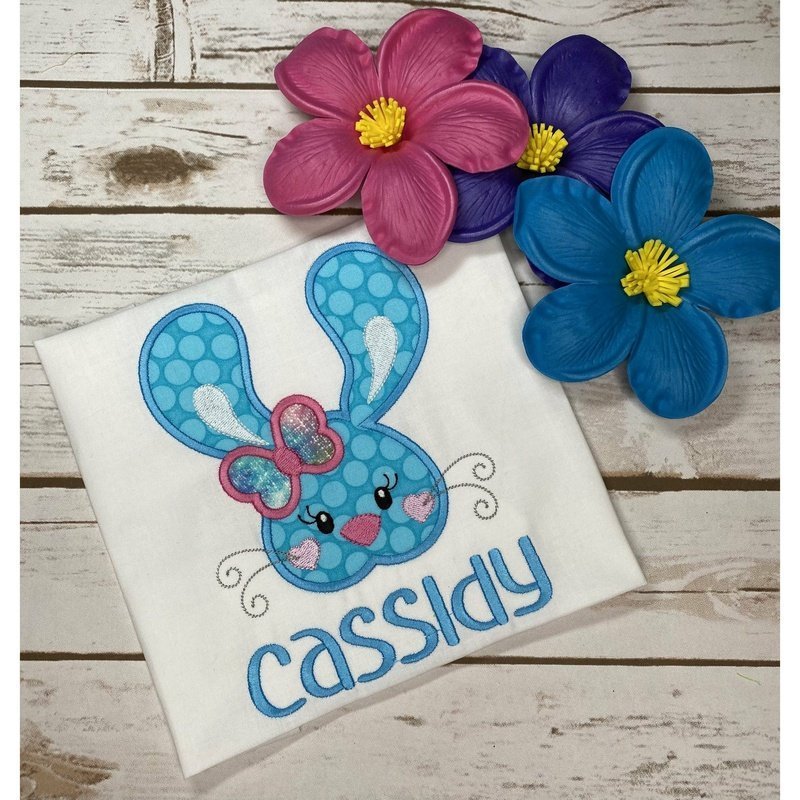 
                  
                    Girl Bunny Applique Shirt - Petite & Sassy Designs
                  
                