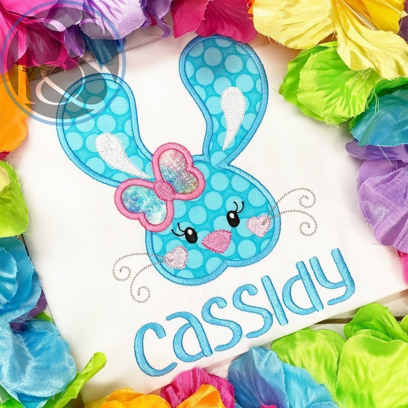 
                  
                    Girl Bunny Applique Shirt - Petite & Sassy Designs
                  
                