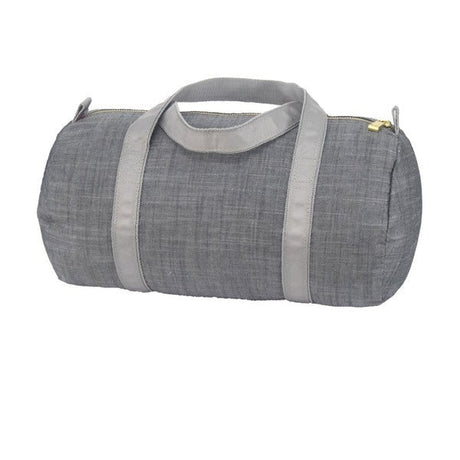 Grey Chambray BABY Duffel - Petite & Sassy Designs