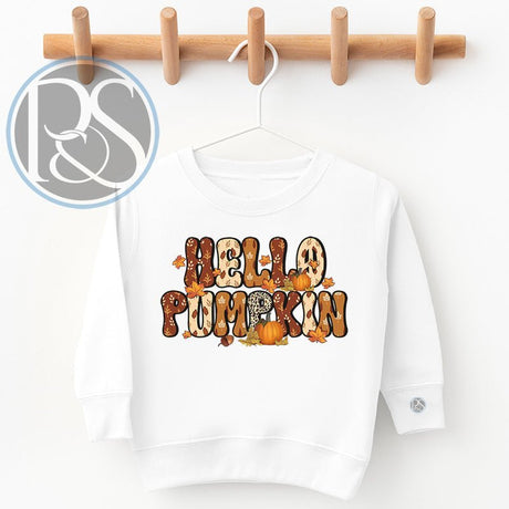 Hello Pumpkin Sweatshirt - Petite & Sassy Designs